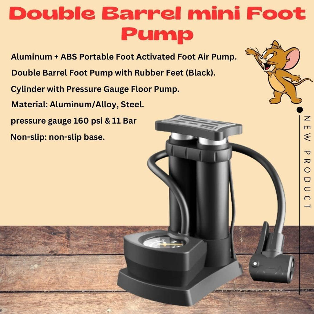Double-cylinder foot pump supplier feature image