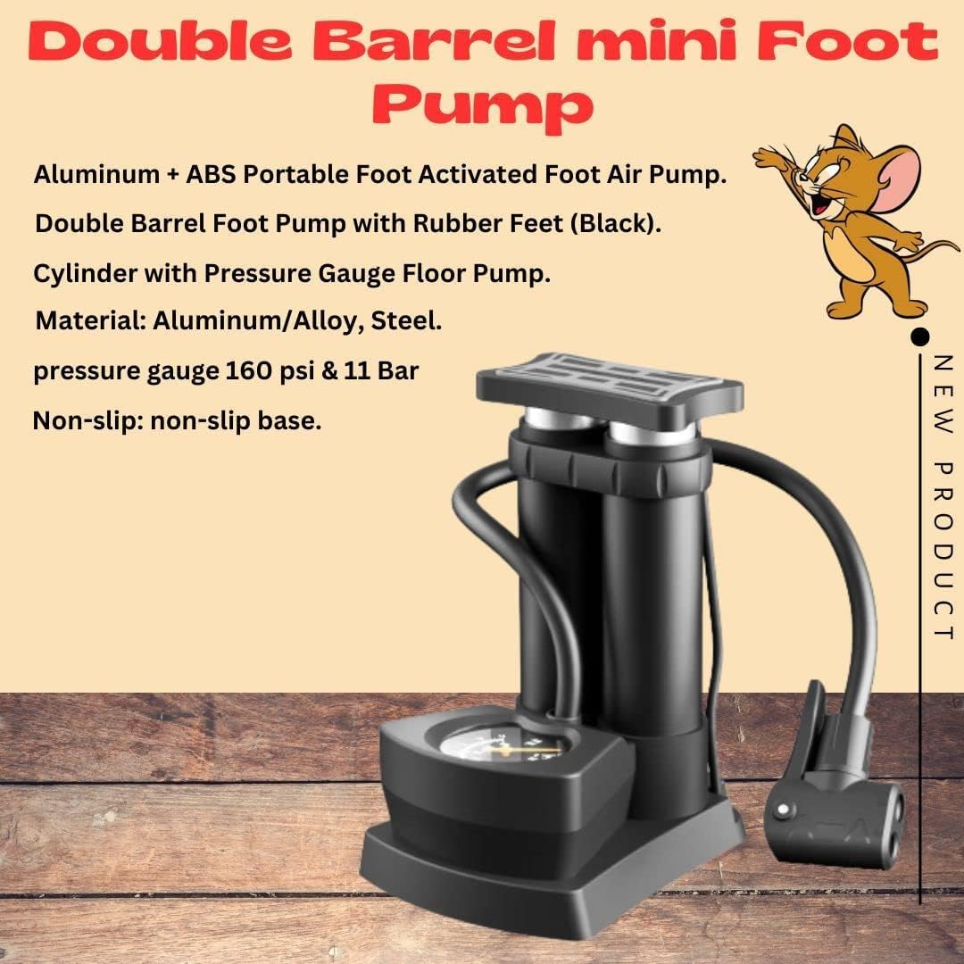 Double-cylinder foot pump supplier feature image
